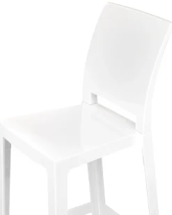 Set di 2 sedie alte WELLINGTON Bianco
