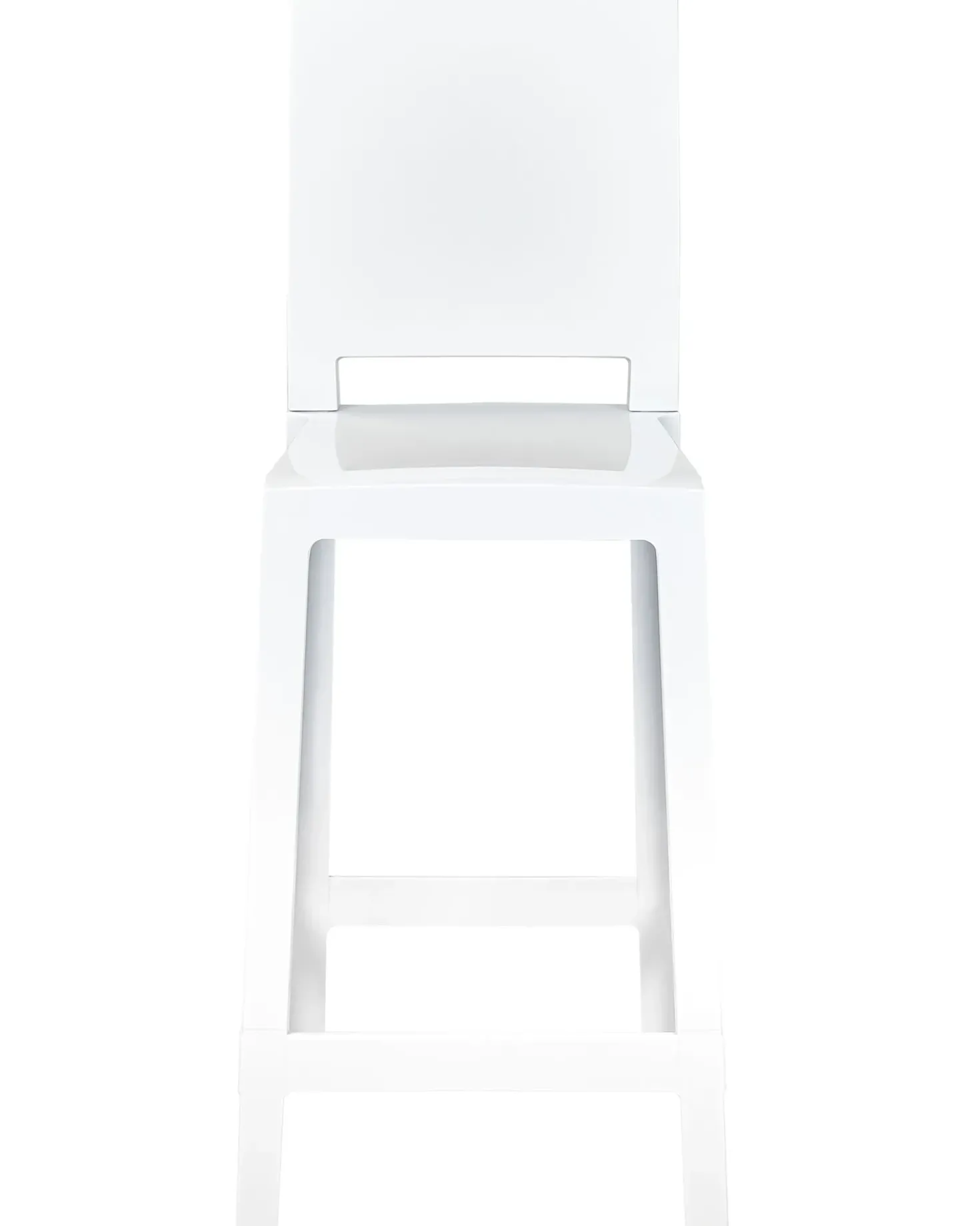 Set di 2 sedie alte WELLINGTON Bianco