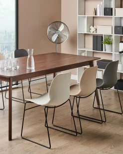 Set di 4 sedie da conferenza PANORA Beige