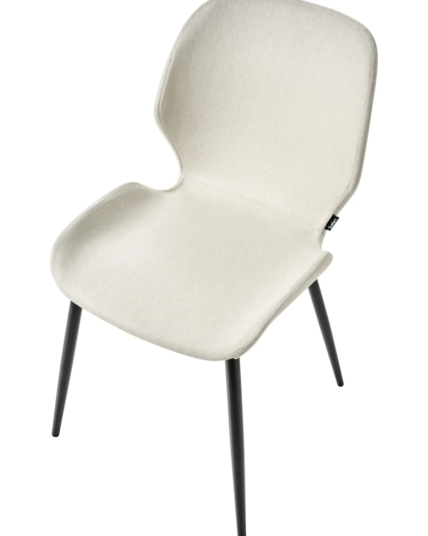 Set di 2 sedie da conferenza HOLLAND Tessuto Beige chiaro