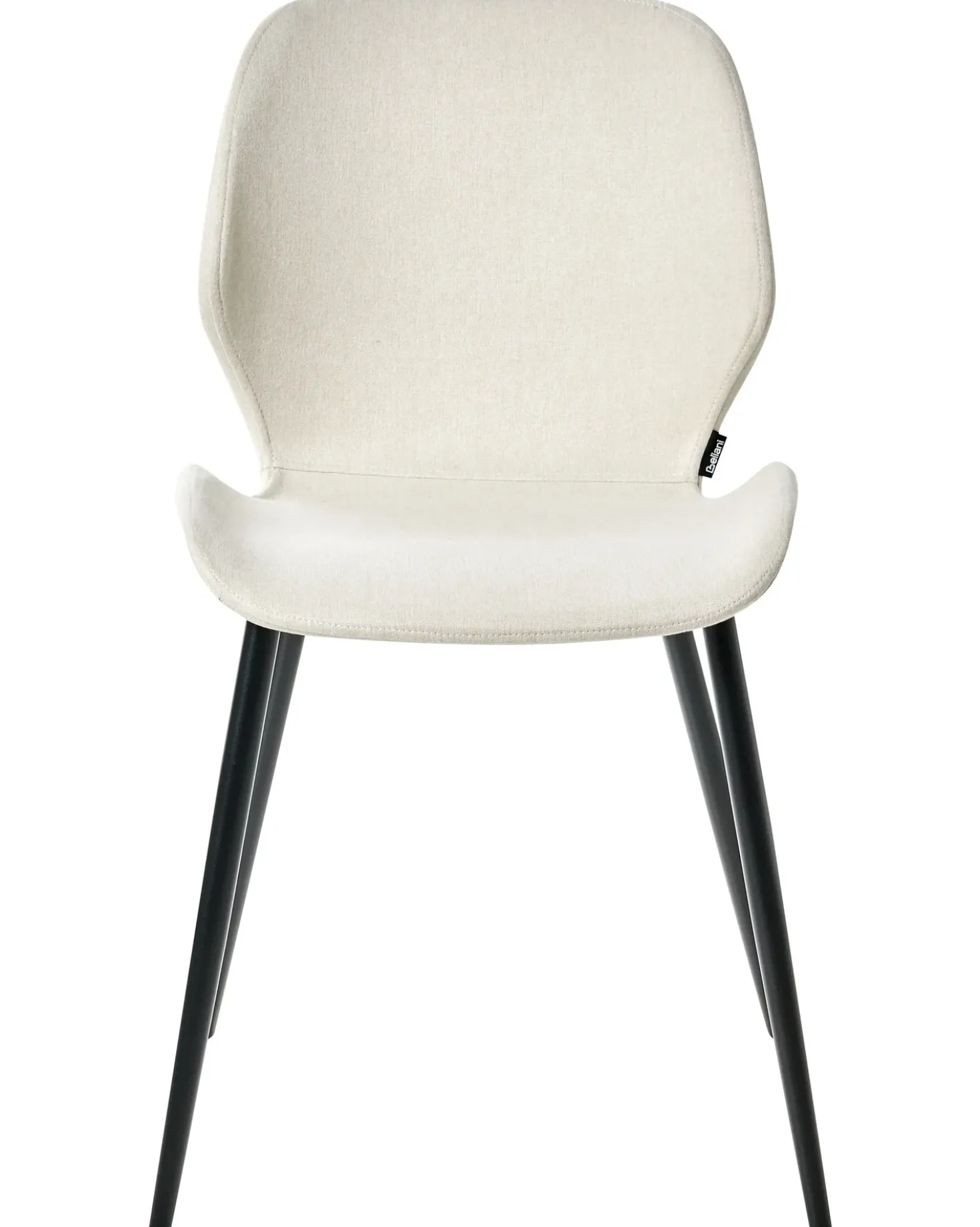 Set di 2 sedie da conferenza HOLLAND Tessuto Beige chiaro