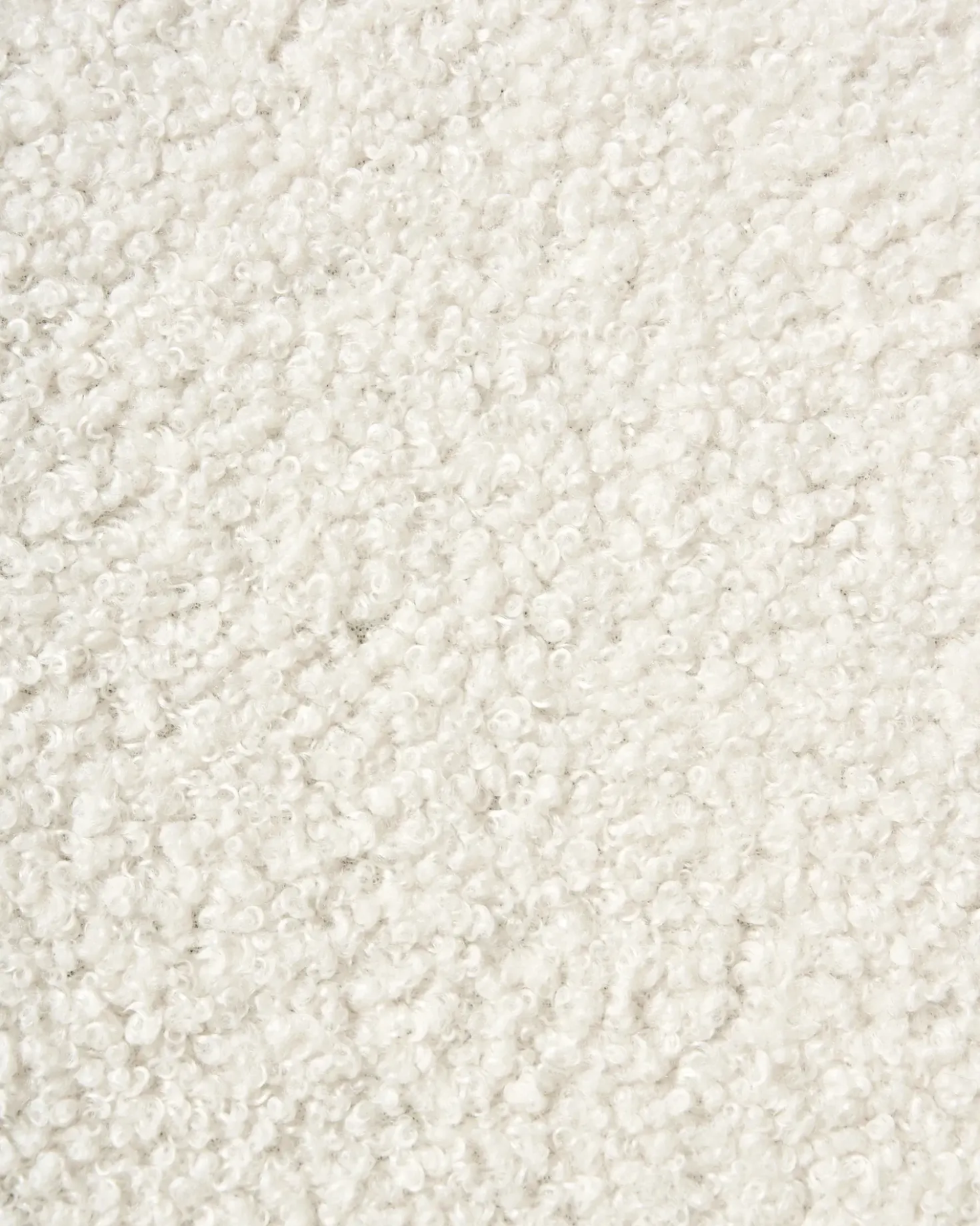 Set di 2 sedie da conferenza LOMA Bouclé Bianco sporco