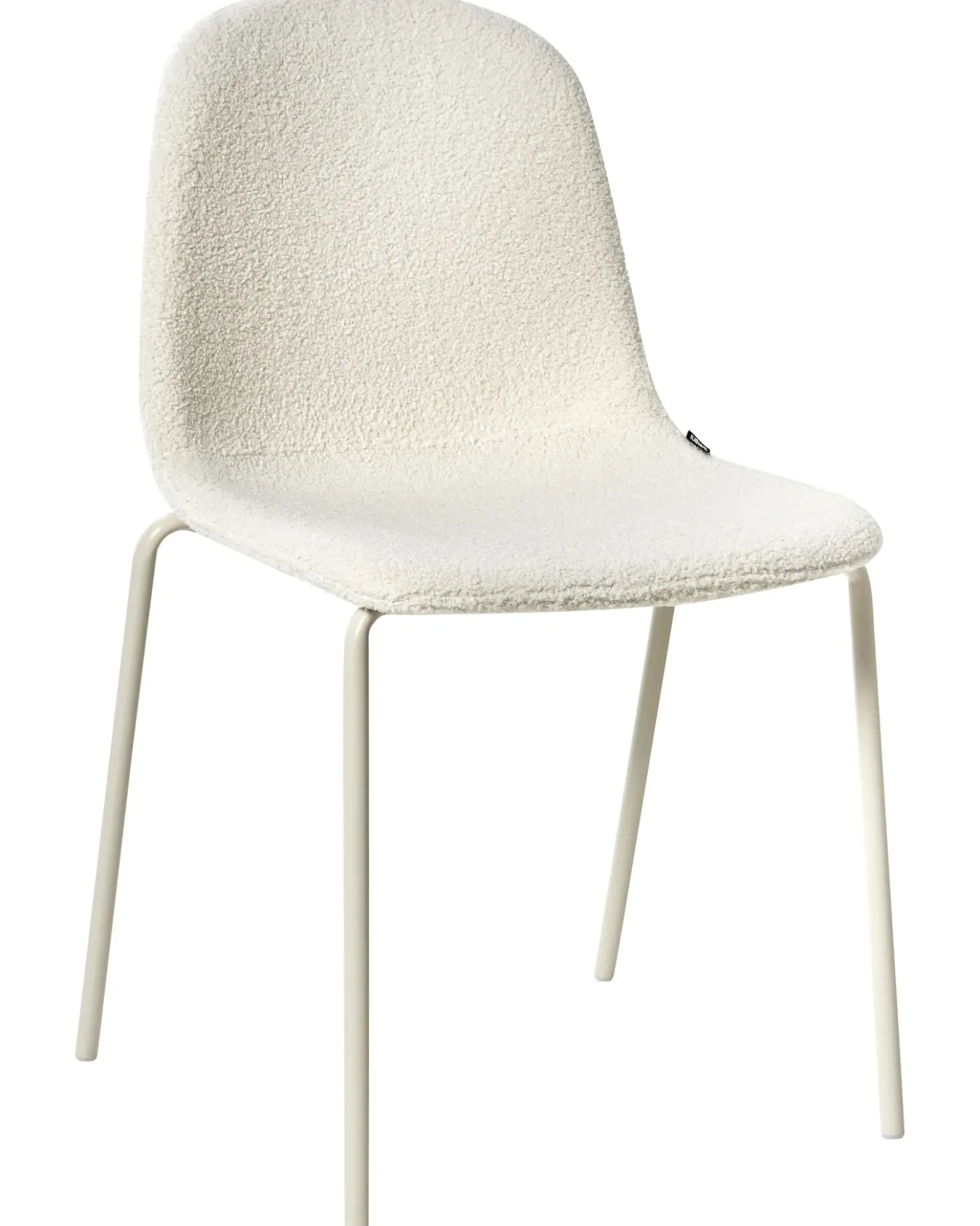 Set di 2 sedie da conferenza LOMA Bouclé Bianco sporco
