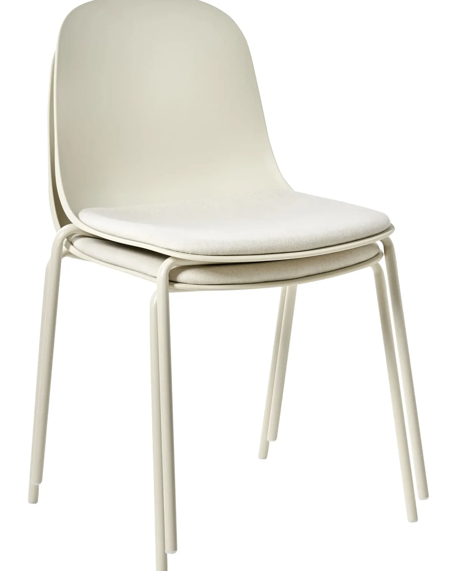Set di 2 sedie da conferenza DORR Beige chiaro