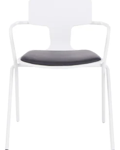 Set di 2 sedie da conferenza MANSON Nero/Bianco