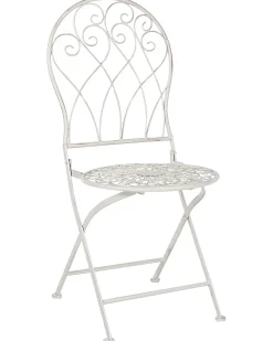 Set di 2 sedie da giardino STIFFE Metallo Bianco