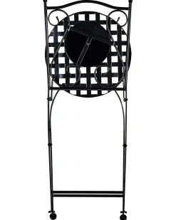 Set di 2 sedie da giardino CASARIO Metallo Nero