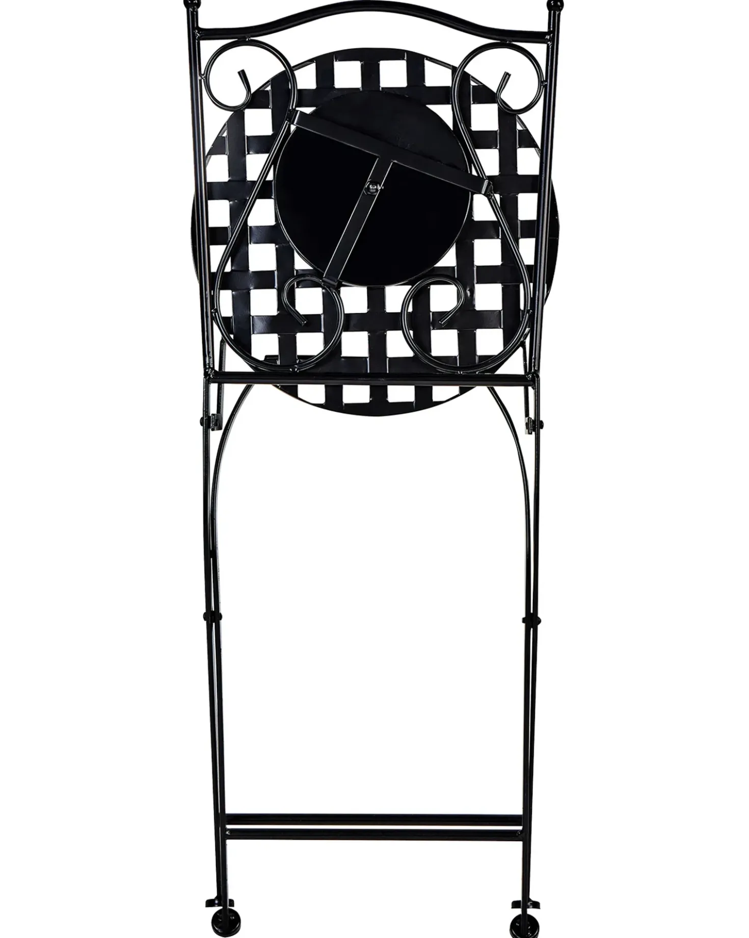 Set di 2 sedie da giardino CASARIO Metallo Nero