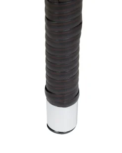 Set di 2 sedie da giardino con cuscini ITALY Rattan sintetico (PE) Marrone scuro
