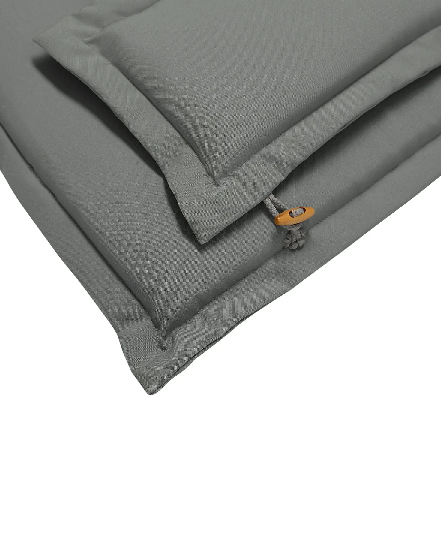 Set di 6 sedie da giardino con cuscini JAVA Legno d'acacia Grigio grafite