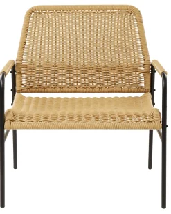Set di 2 sedie da giardino PRASIMO Rattan sintetico (PE) Naturale
