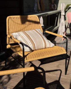 Set di 2 sedie da giardino PRASIMO Rattan sintetico (PE) Naturale