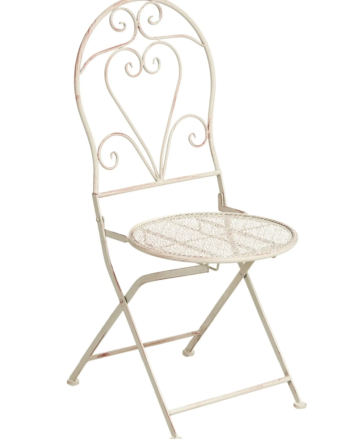 Set di 2 sedie da giardino FOLELLI Pieghevole Metallo Beige chiaro