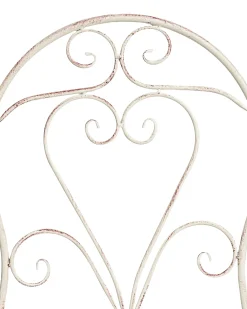 Set di 2 sedie da giardino FOLELLI Pieghevole Metallo Beige chiaro