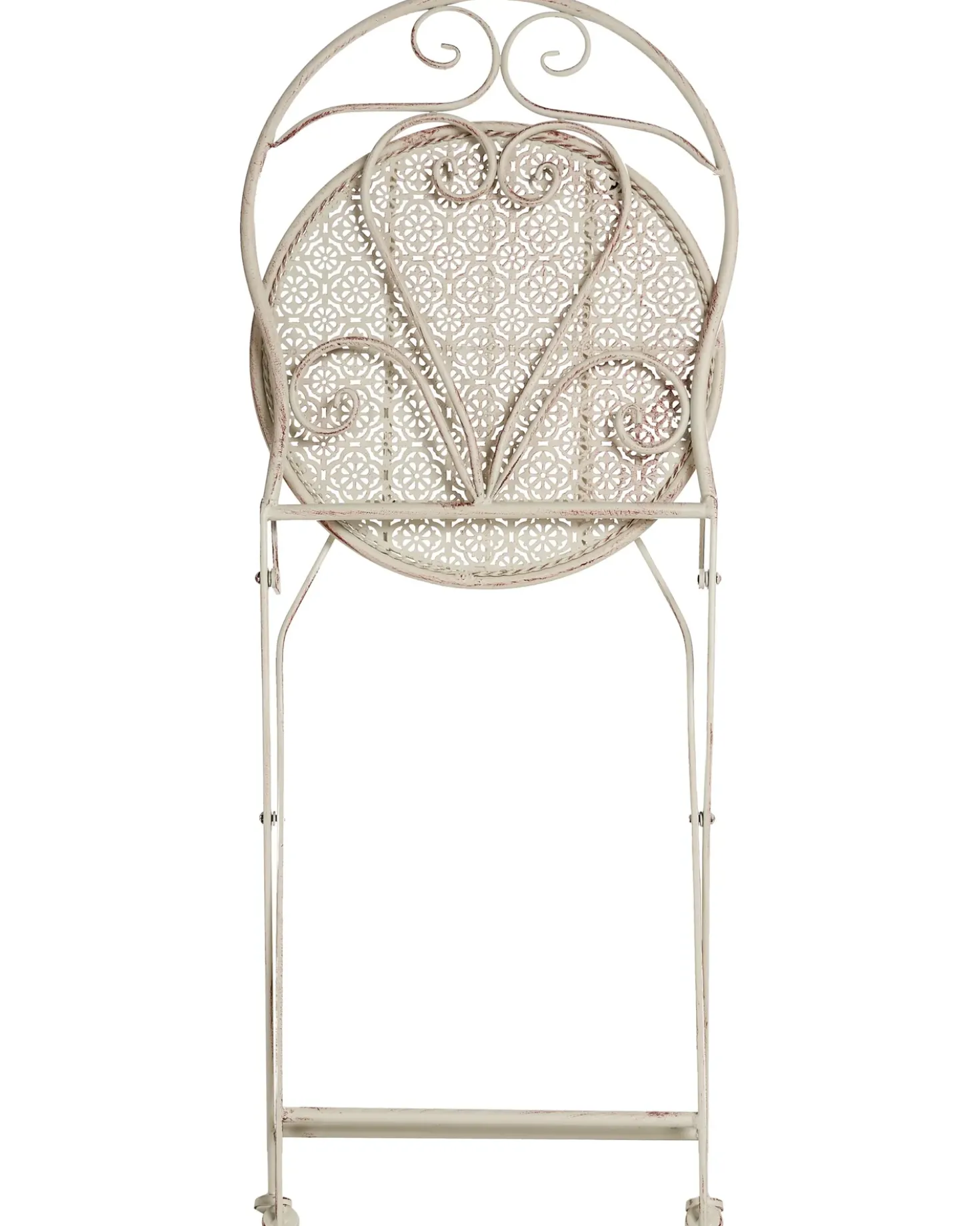 Set di 2 sedie da giardino FOLELLI Pieghevole Metallo Beige chiaro