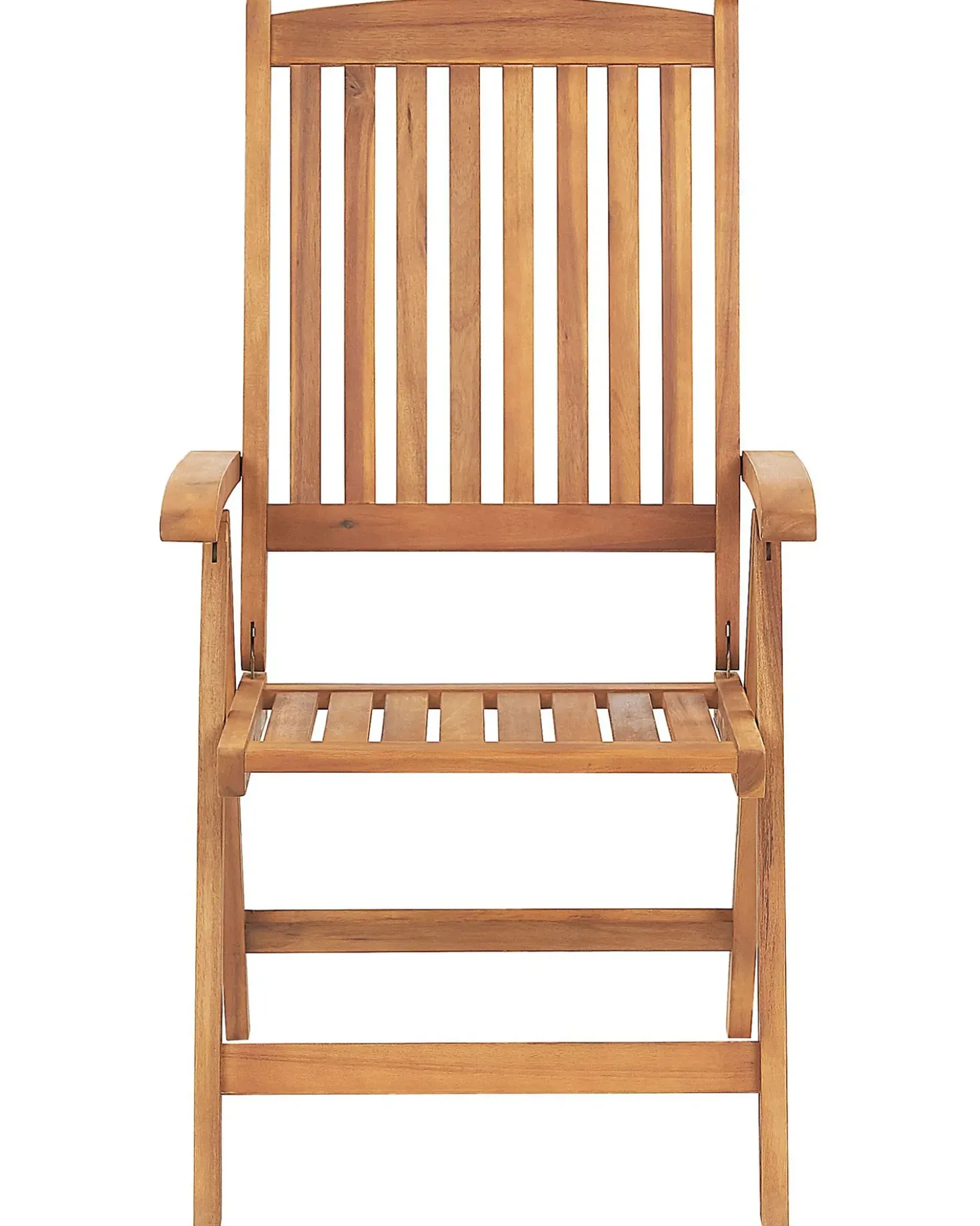 Set di 2 sedie da giardino JAVA Legno d'acacia Marrone chiaro