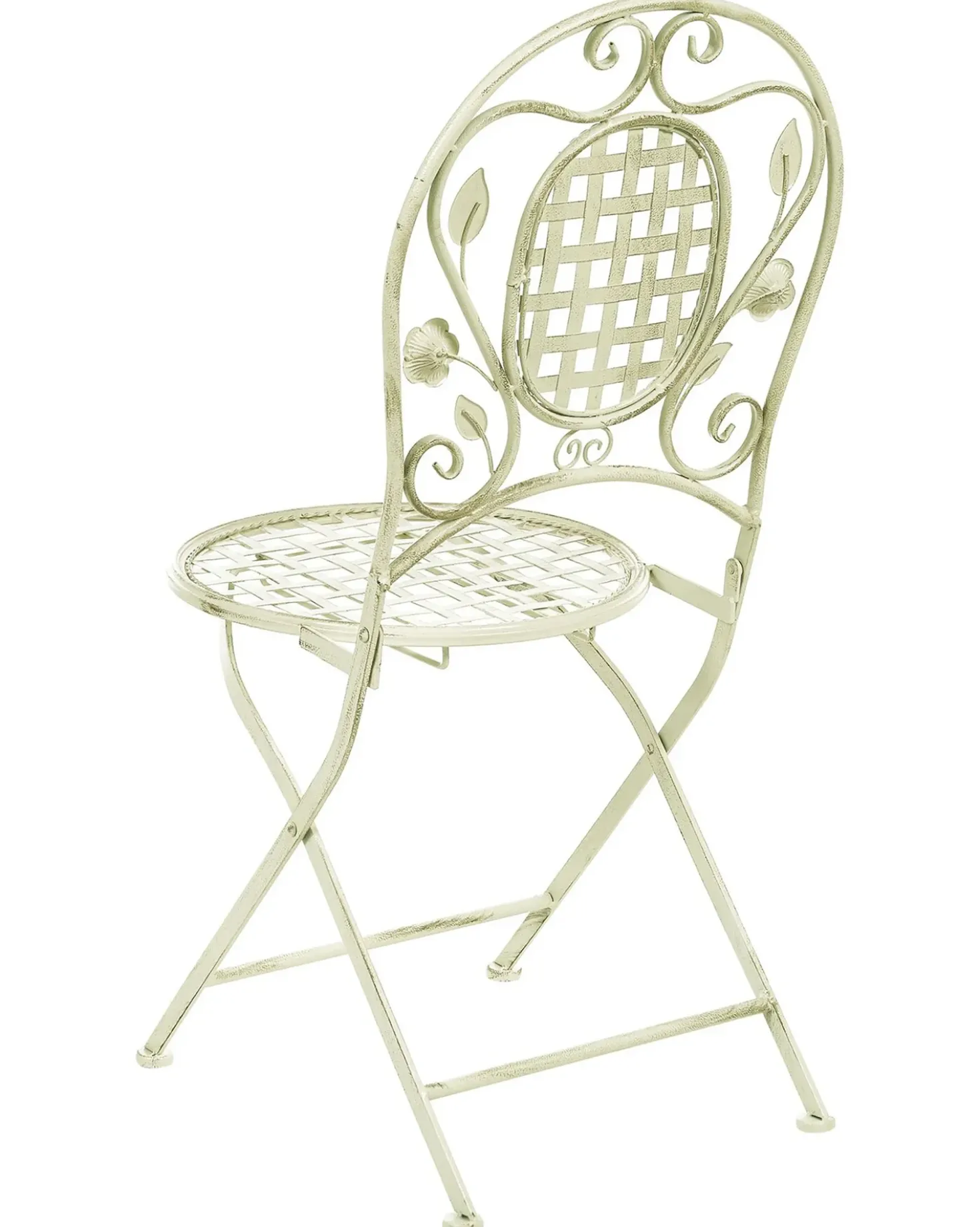 Set di 2 sedie da giardino BIVIO Pieghevole Metallo Verde chiaro