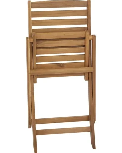 Set di 6 sedie da giardino TOLVE Legno d'acacia Marrone