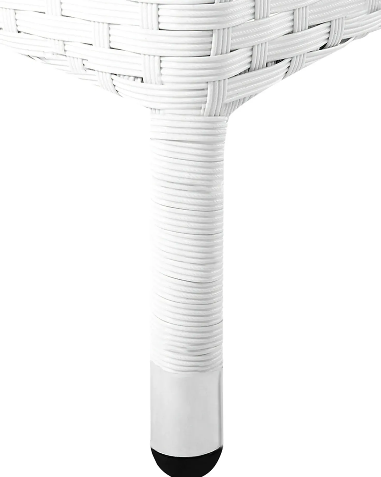 Set di 2 sedie da giardino con cuscini ITALY Rattan sintetico (PE) Bianco
