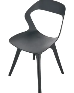 Set di 4 sedie da giardino LACHANIA Nero