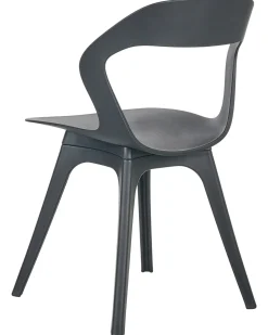 Set di 4 sedie da giardino LACHANIA Nero