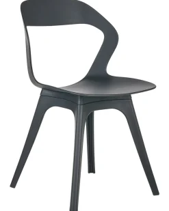Set di 4 sedie da giardino LACHANIA Nero