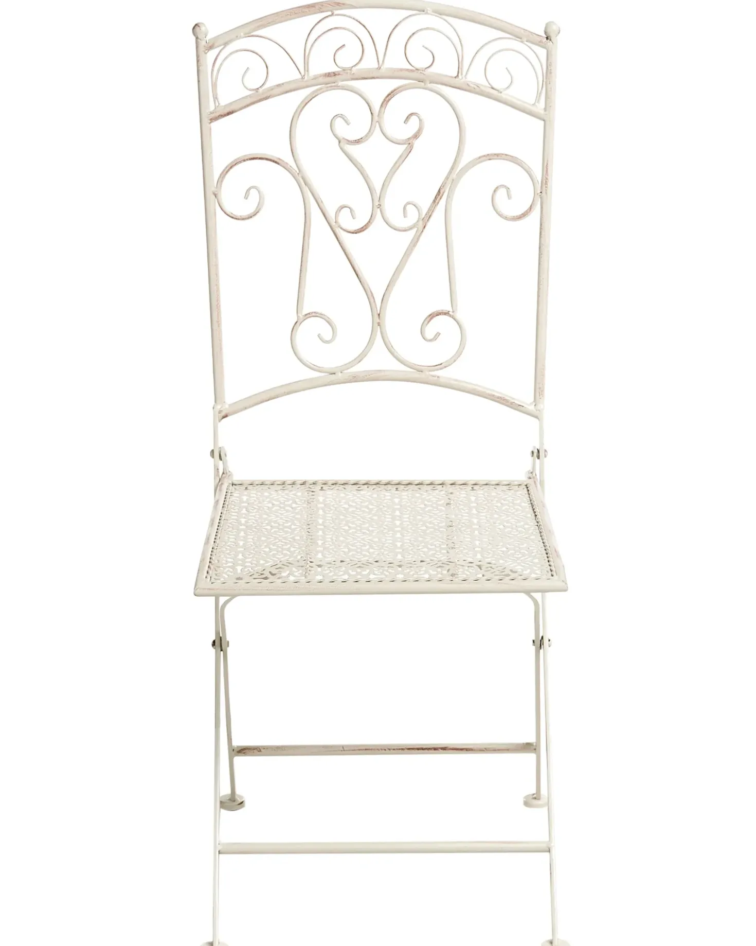Set di 2 sedie da giardino JUINA Pieghevole Metallo Beige chiaro