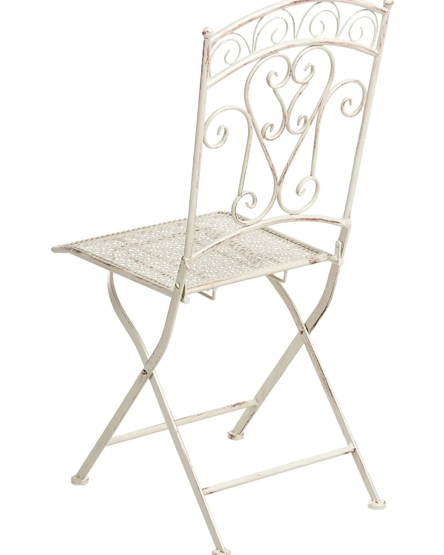 Set di 2 sedie da giardino JUINA Pieghevole Metallo Beige chiaro