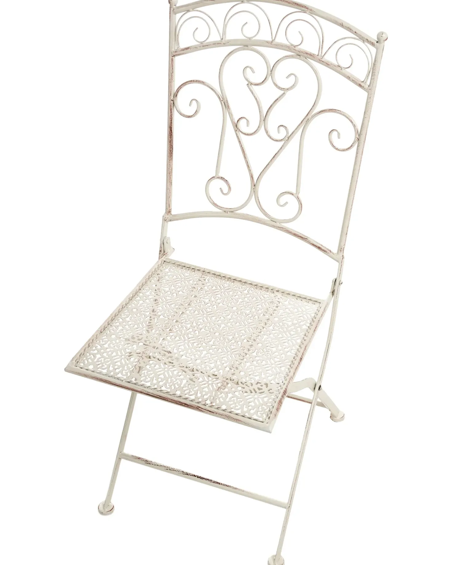 Set di 2 sedie da giardino JUINA Pieghevole Metallo Beige chiaro