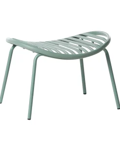Set di 2 sedie da giardino CASPERIA con poggiapiedi Verde