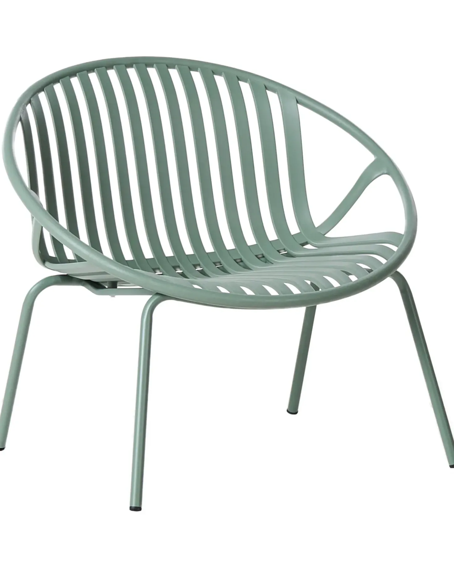 Set di 2 sedie da giardino CASPERIA con poggiapiedi Verde