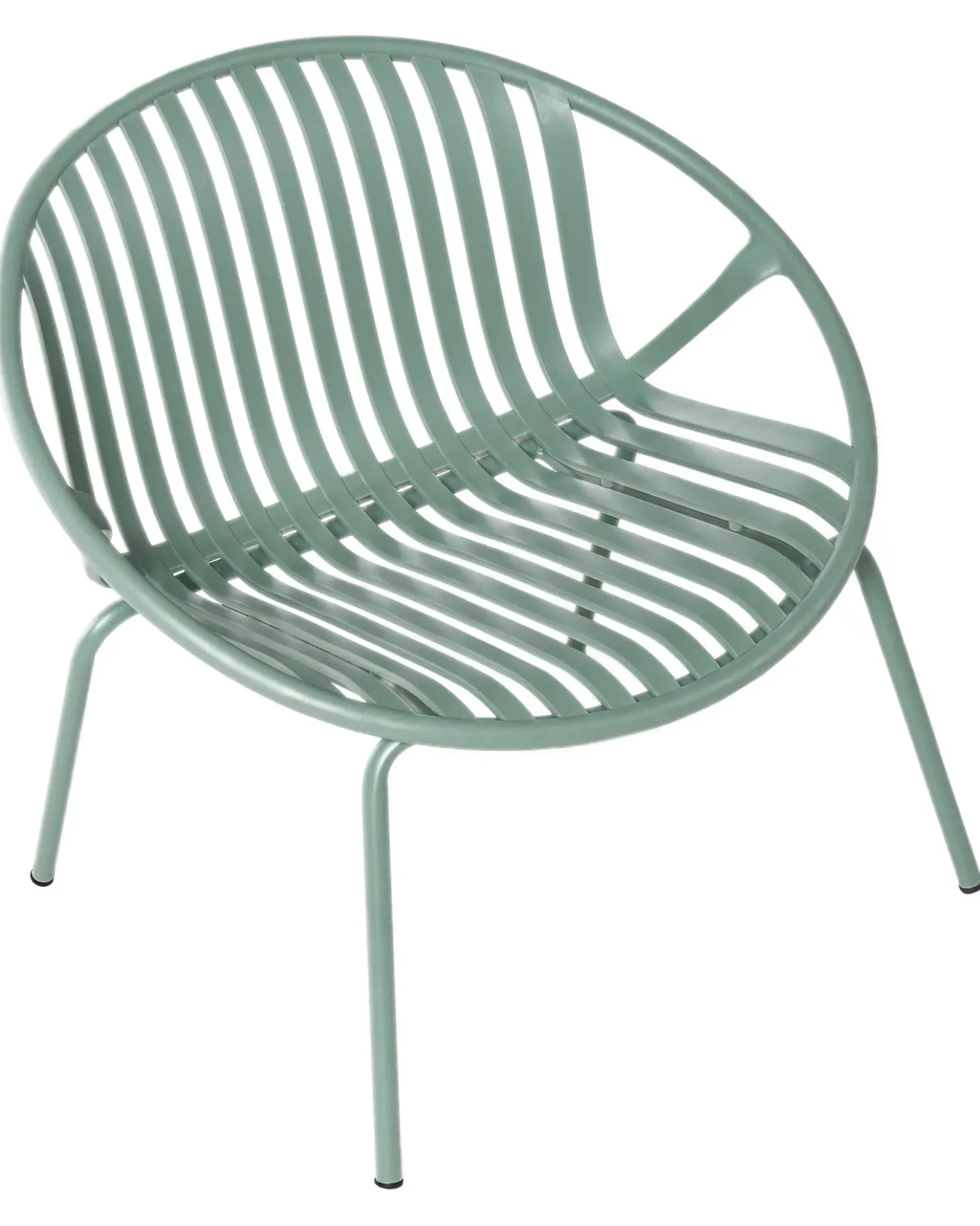 Set di 2 sedie da giardino CASPERIA con poggiapiedi Verde