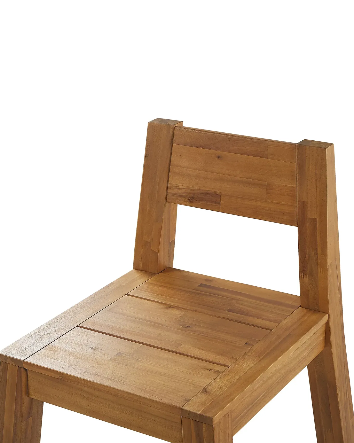 Set di 4 sedie da giardino LIVORNO Legno d'acacia Marrone