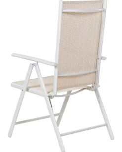 Set di 6 sedie da giardino CATANIA Metallo Beige