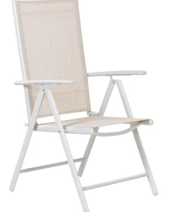 Set di 6 sedie da giardino CATANIA Metallo Beige