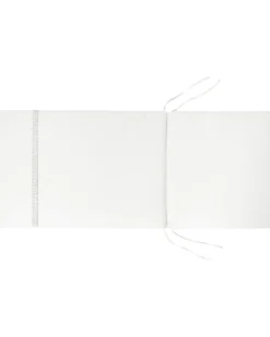Set di 2 sedie da giardino con cuscini JAVA PREMIUM Legno d'acacia Bianco sporco