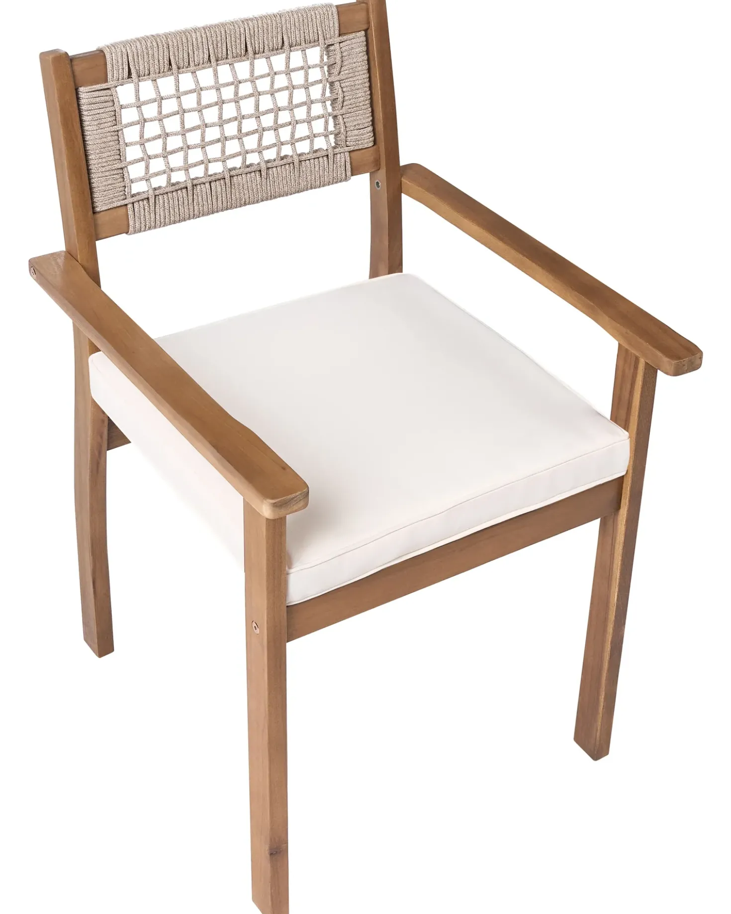 Set di 2 sedie da giardino SUMIRAGO Legno d'acacia Marrone chiaro