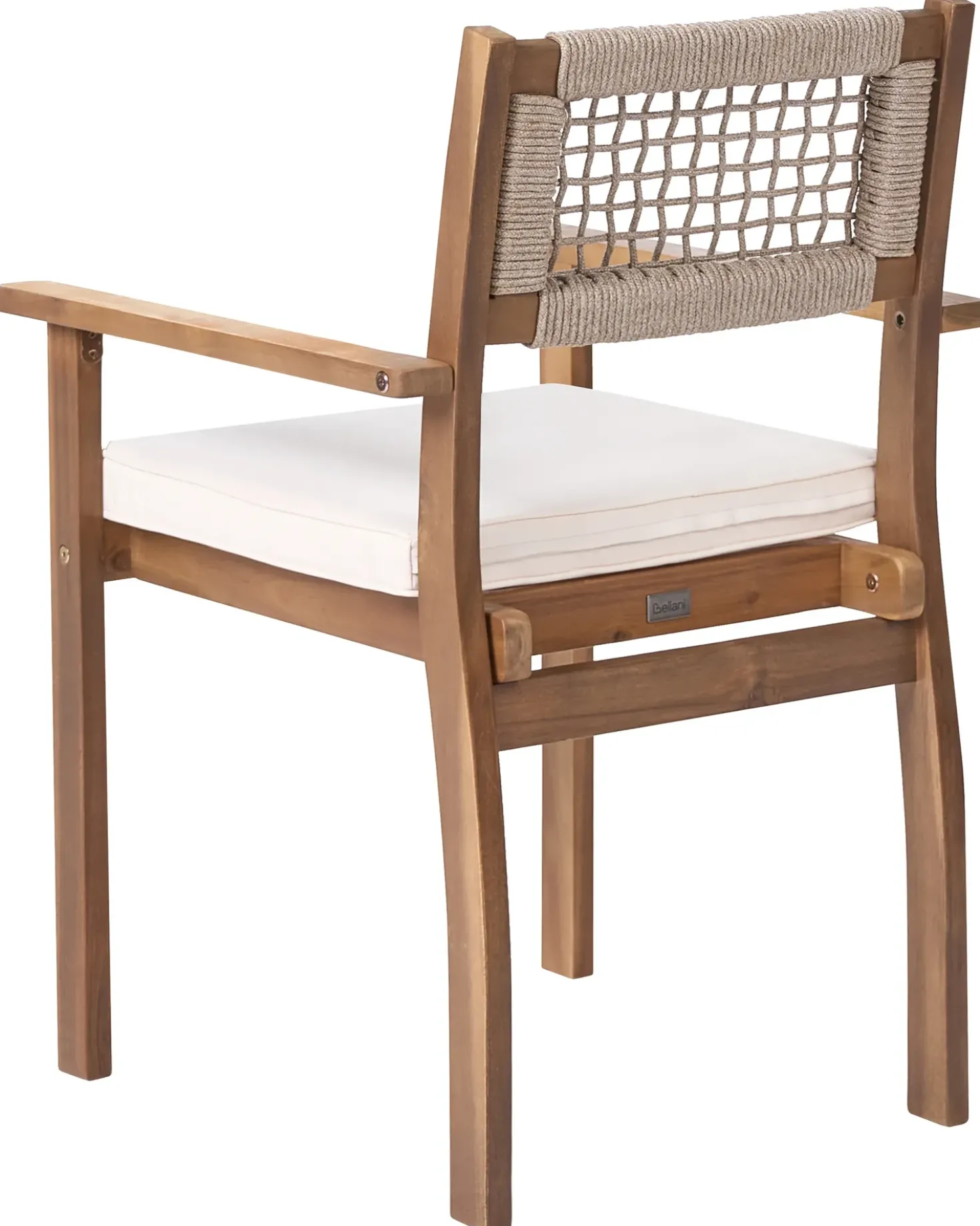 Set di 2 sedie da giardino SUMIRAGO Legno d'acacia Marrone chiaro