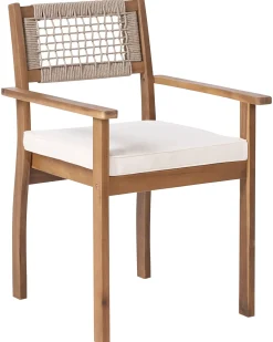 Set di 2 sedie da giardino SUMIRAGO Legno d'acacia Marrone chiaro