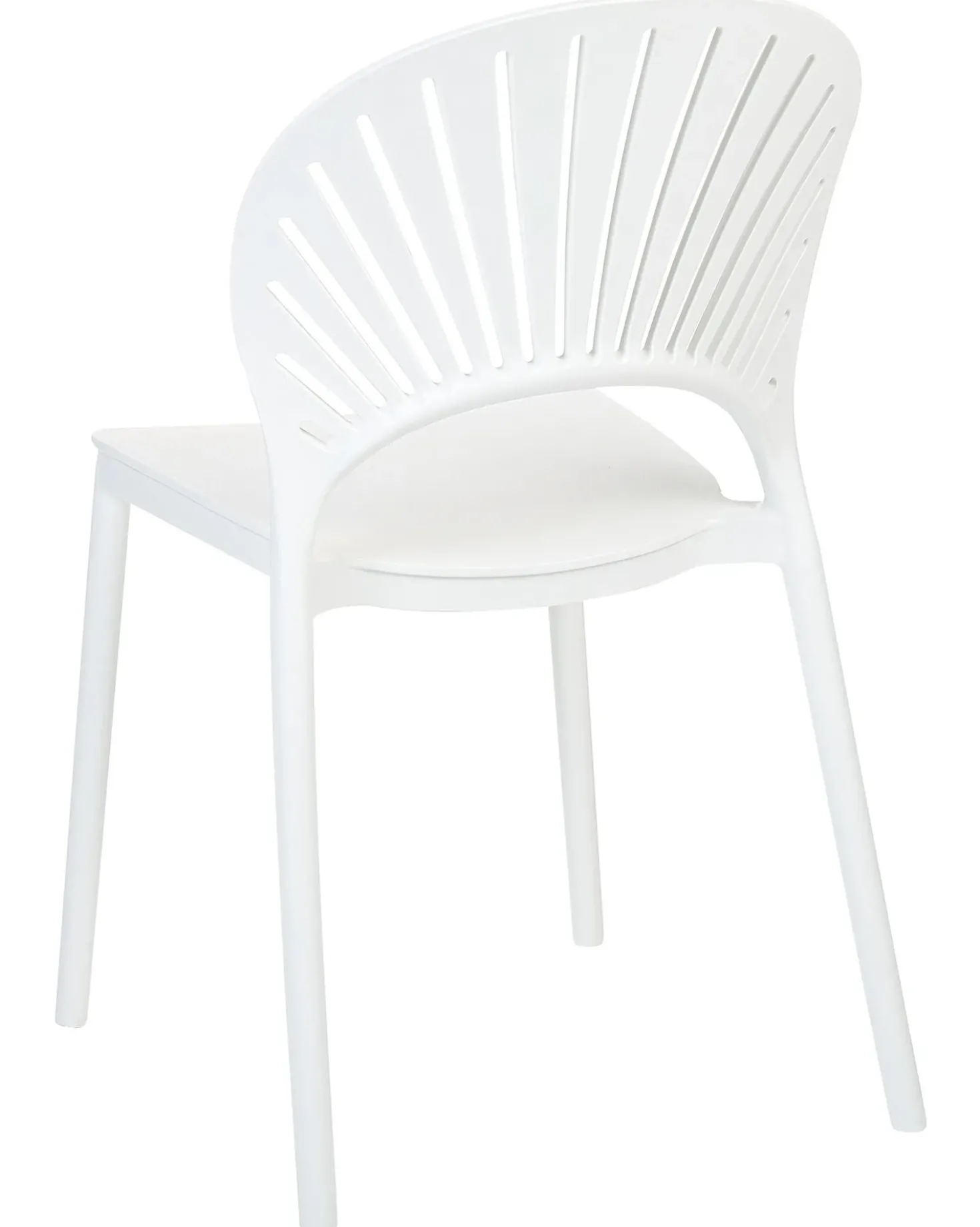Set di 4 sedie da giardino OSTIA Bianco