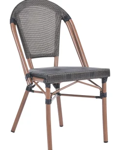 Set di 4 sedie da giardino RIFREDDO Rattan sintetico (PE) Grigio