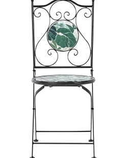 Set di 2 sedie da giardino COZZANA Metallo Nero