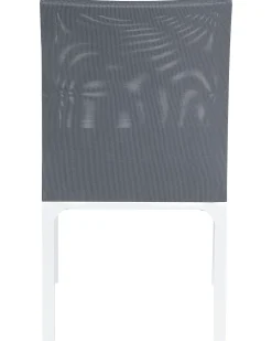 Set di 6 sedie da giardino BACOLI Tessuto Grigio scuro