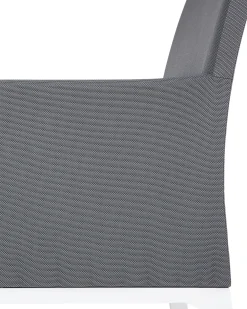 Set di 6 sedie da giardino BACOLI Tessuto Grigio scuro