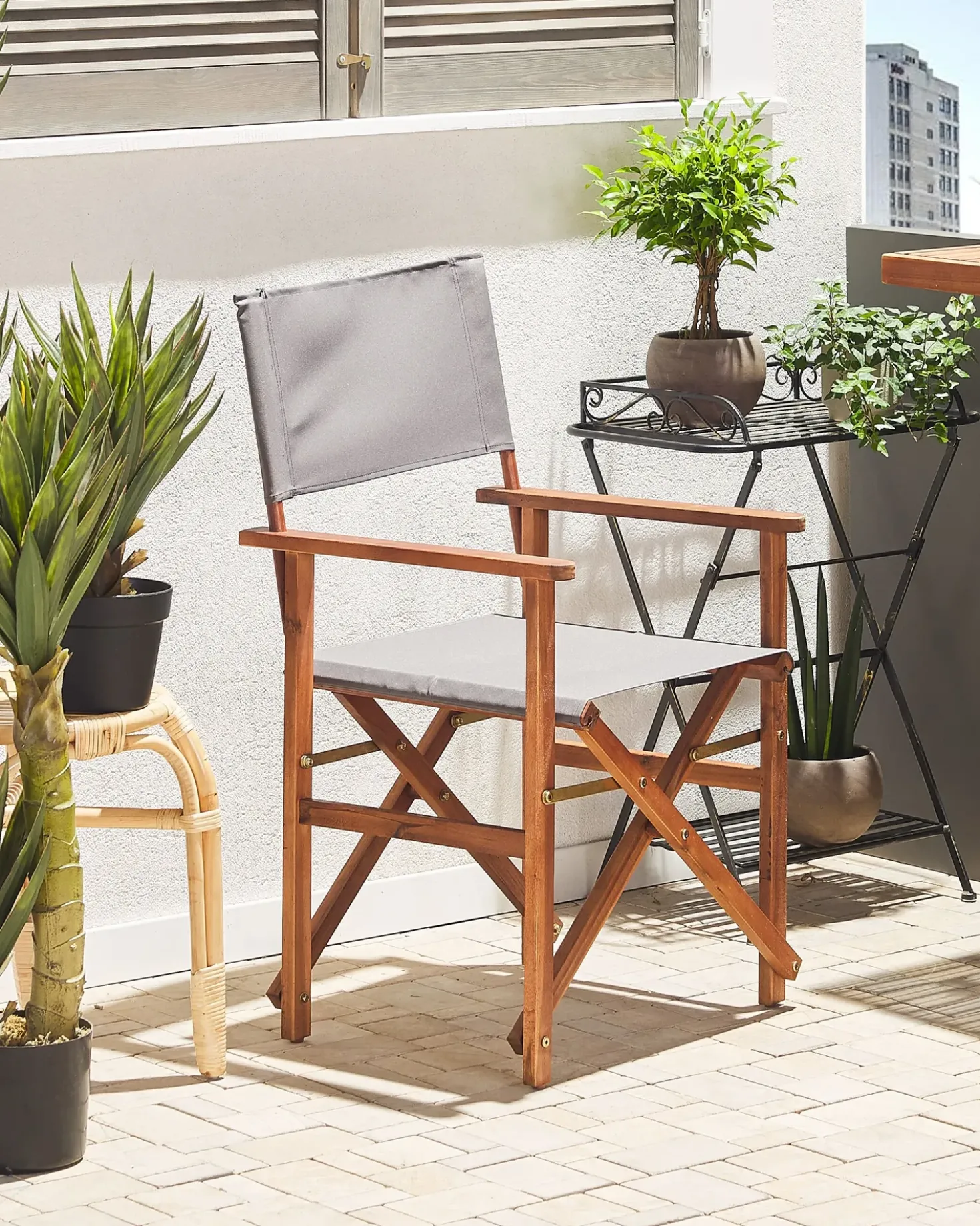 Set di 2 sedie da giardino CINE Legno d'acacia Marrone scuro