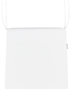Set di 8 sedie da giardino con cuscini TACENO Metallo Bianco