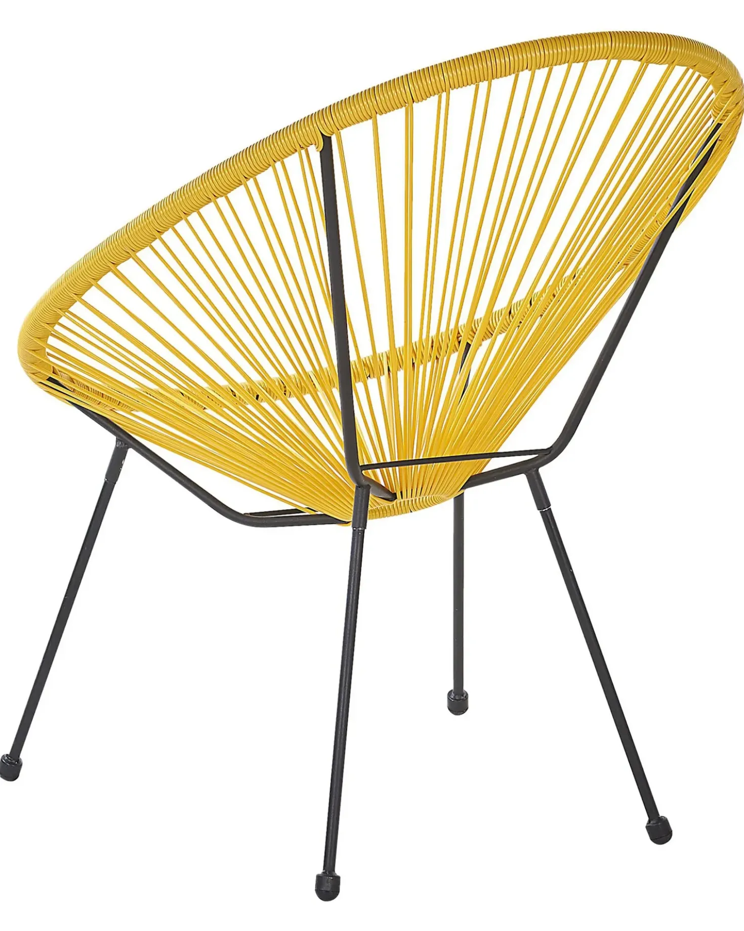 Set di 2 sedie da giardino ACAPULCO II Rattan sintetico (PE) Giallo