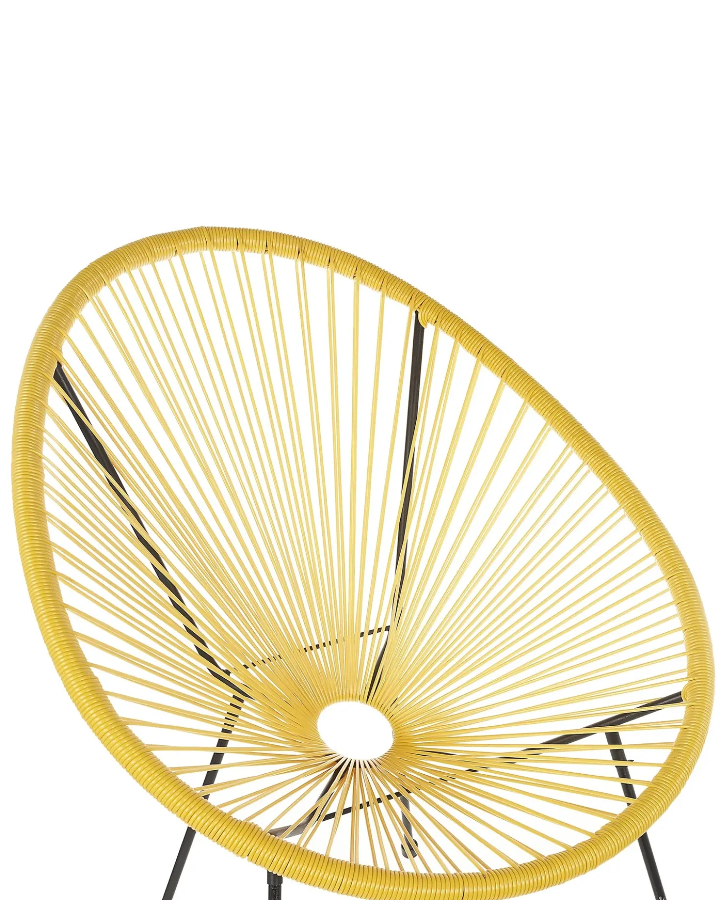 Set di 2 sedie da giardino ACAPULCO II Rattan sintetico (PE) Giallo
