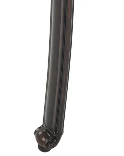 Set di 4 sedie da giardino con cuscini MANFRIA Metallo Marrone scuro
