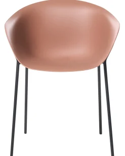Set di 2 sedie da giardino METEORA Materiale sintetico Marrone